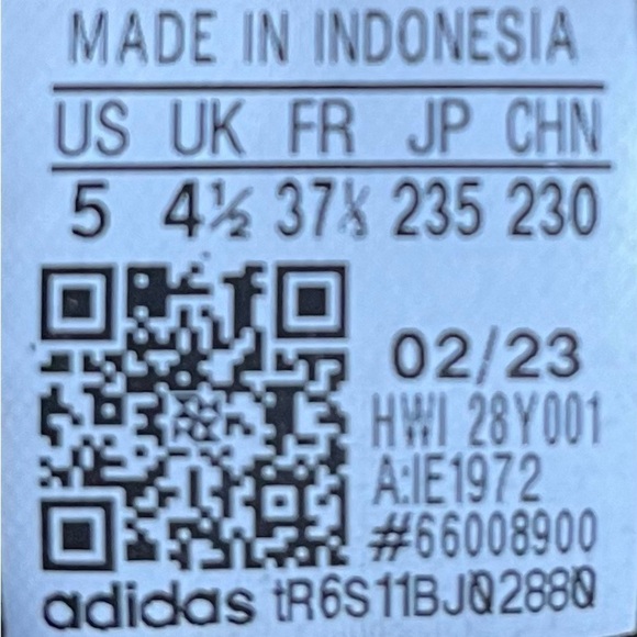 Adidas Fortarun 2.0 Cloudfoam Camouflage Womens Size 6 (5Y) Running Shoes - Picture 8 of 8